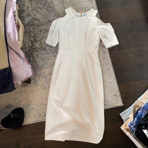 White cold shoulder Antonio melani dress